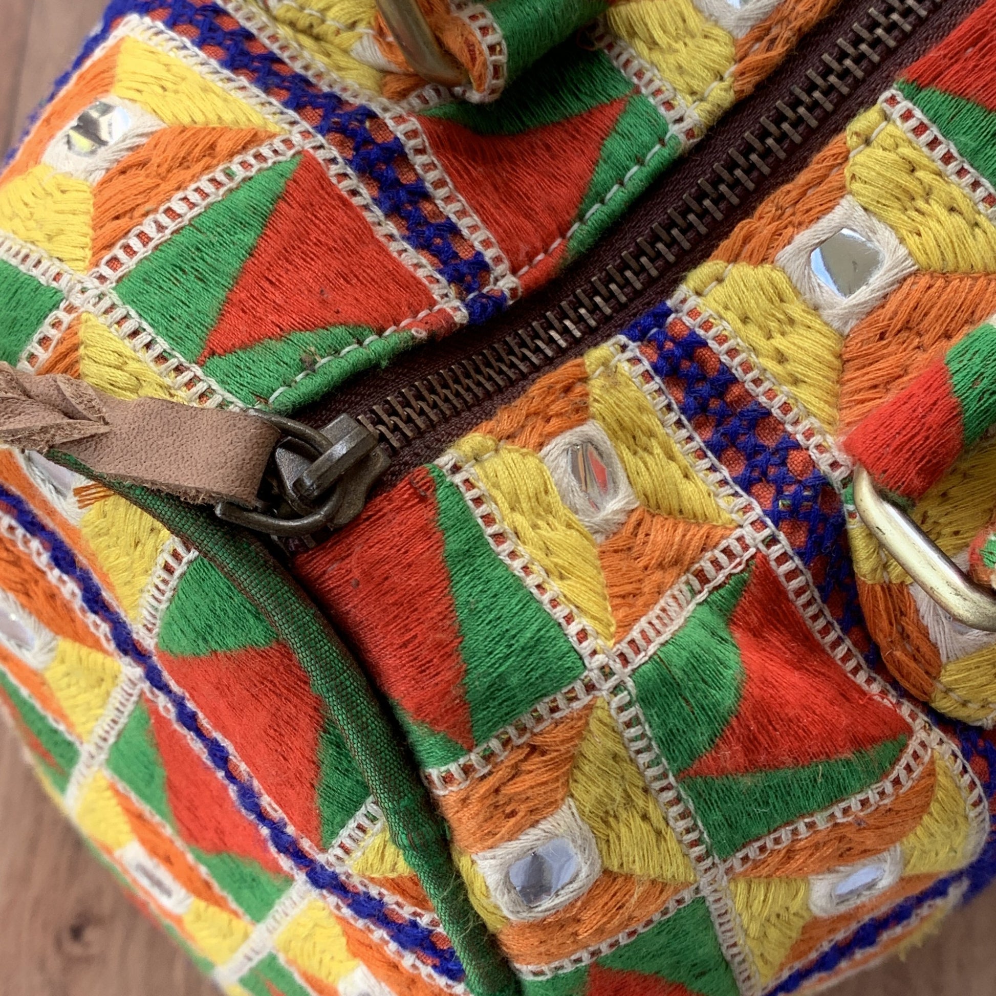 Indian Handmade Bohemian Vintage Tribal Banjara Hippy Shoulder Bag-18 - Adore India   