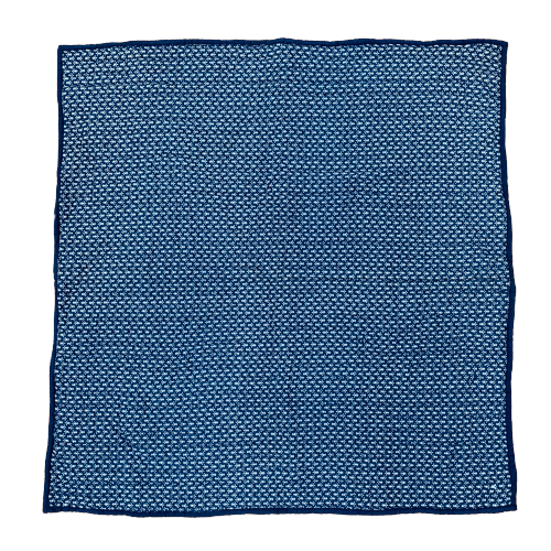 Indigo Royal Print Cotton Reversible Padded Baby Quilt Bedspread - Adore India   