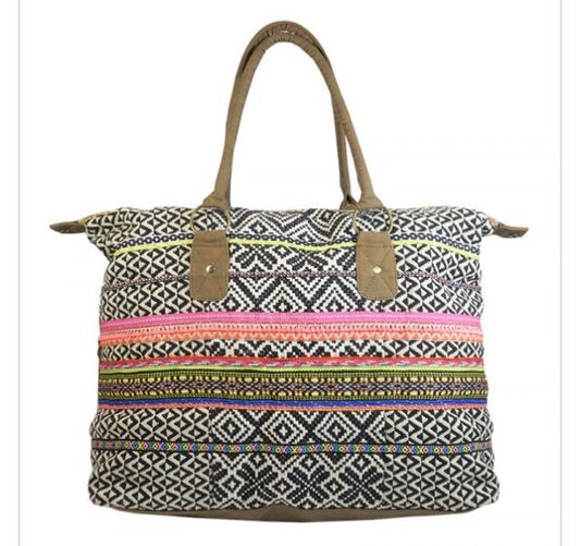 Boho Hippe Zig Zag Bag - Adore India   