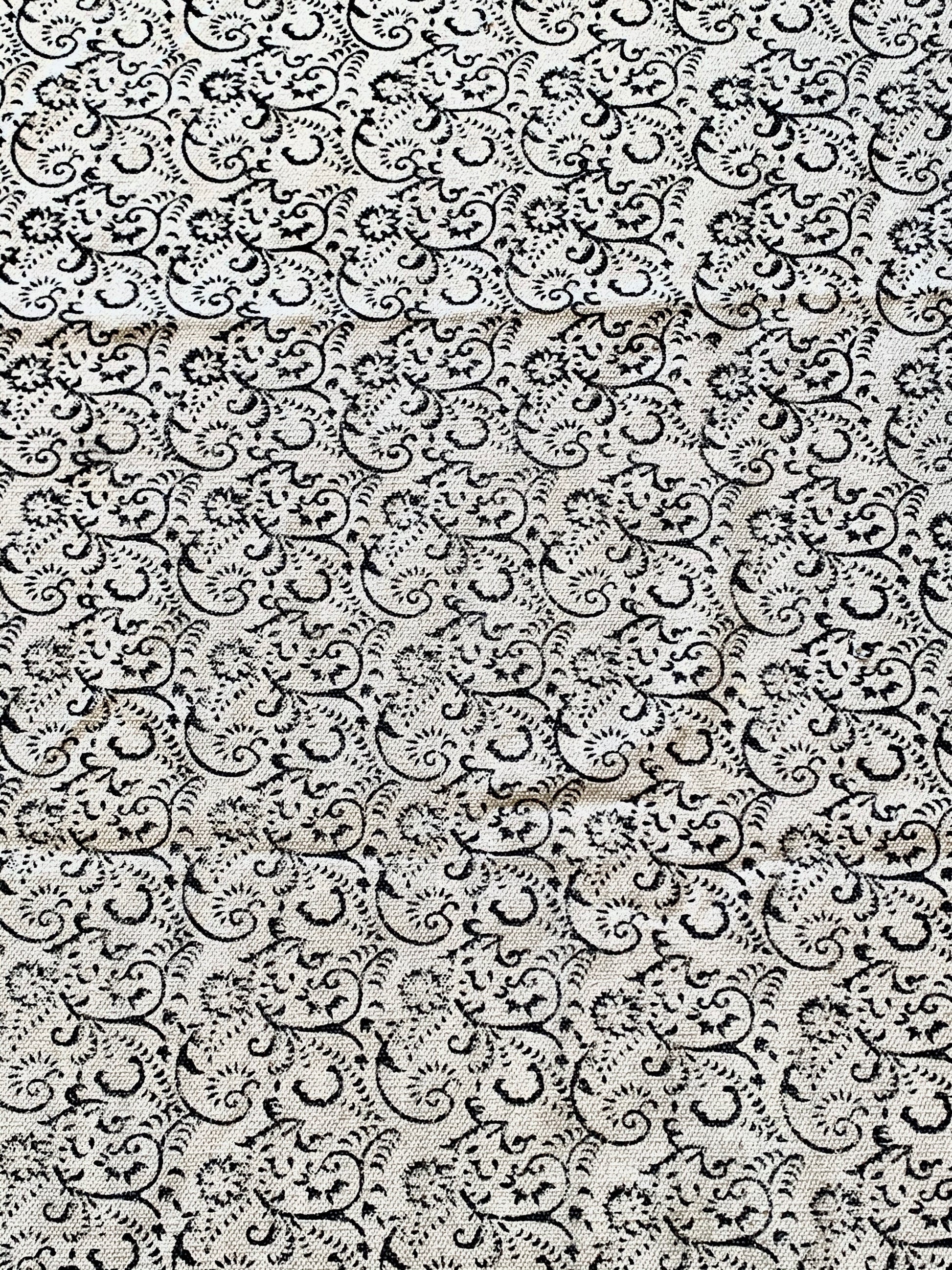 Handmade Beautiful French Block Print Cotton Dari Carpet - Adore India   