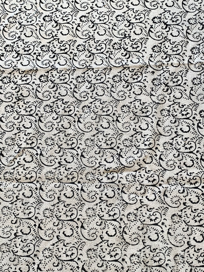 Handmade Beautiful French Block Print Cotton Dari Carpet - Adore India   