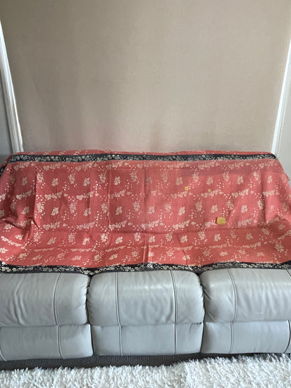 Indian Handmade Reversible Vintage Kantha Quilt Bedspread Geeta - Adore India   